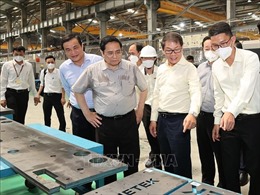 Thủ tướng thăm nhà máy sản xuất lắp ráp ô tô, xe máy của Tập đoàn Thaco 