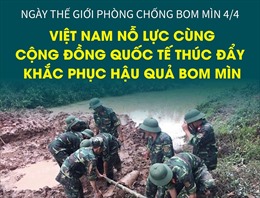 Việt Nam nỗ lực cùng cộng đồng quốc tế thúc đẩy khắc phục hậu quả bom mìn