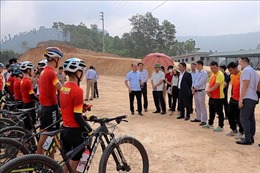 SEA Games 31: Khảo sát công tác tổ chức thi đấu môn xe đạp tại Hòa Bình