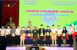 Sinh viên Lào đón Tết cổ truyền tại Trường Đại học Vinh