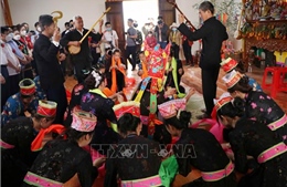 Độc đáo Lễ cúng Then của đồng bào Thái thắng tại Phong Thổ, Lai Châu 