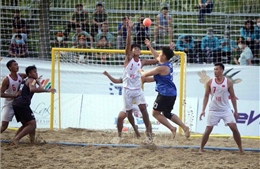 Việt Nam thắng trận thứ tư liên tiếp ở môn Bóng ném nam bãi biển