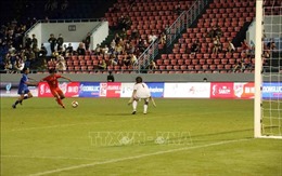 Tuyển bóng đá nữ Myanmar có chiến thắng 3-0 trước đội tuyển nữ Lào