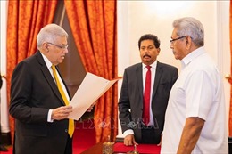 Thủ tướng mới của Sri Lanka tuyên thệ nhậm chức