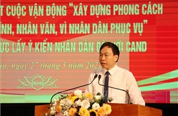 Xây dựng phong cách người Công an Lai Châu vì nhân dân phục vụ