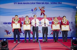 Bà Rịa - Vũng Tàu: Khen thưởng các VĐV, HLV đạt thành tích xuất sắc tại SEA Games 31