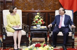 Chủ tịch nước Nguyễn Xuân Phúc tiếp Đại sứ Australia