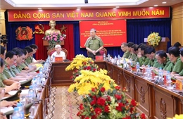 Đại tướng Tô Lâm làm việc với Công an tỉnh Bình Dương