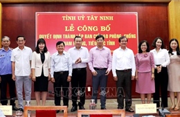 Công bố thành lập Ban Chỉ đạo phòng, chống tham nhũng, tiêu cực tỉnh Tây Ninh
