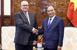 Chủ tịch nước Nguyễn Xuân Phúc tiếp Đại sứ Vương quốc Bỉ Paul Jansen