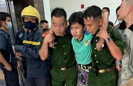 Hà Nội: Kịp thời dập tắt đám cháy, giải cứu 1 nam thiếu niên