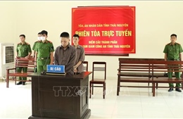 Thái Nguyên lần đầu tiên tổ chức phiên tòa trực tuyến