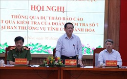 Công bố dự thảo kết quả kiểm tra công tác phòng, chống tham nhũng, tiêu cực tại tỉnh Khánh Hòa
