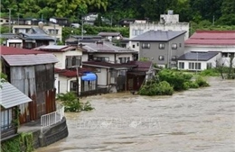 Mưa to ở Nhật Bản khiến ít nhất 3 người mất tích, hàng nghìn người sơ tán