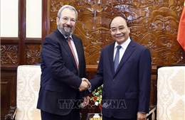 Chủ tịch nước Nguyễn Xuân Phúc tiếp cựu Thủ tướng Israel Ehud Barak