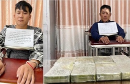 Lai Châu bắt 5 đối tượng, thu giữ 24 bánh heroin