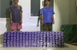 Biên phòng Tây Ninh phát hiện 2 vụ vận chuyển thuốc lá ngoại nhập lậu