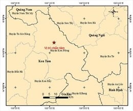 Liên tiếp xảy ra 5 trận động đất tại Kon Plông, Kon Tum 