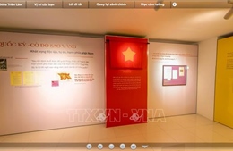 Triển lãm trực tuyến &#39;Quốc kỳ, Quốc ca, Quốc huy: Biểu tượng tự hào dân tộc Việt Nam&#39;