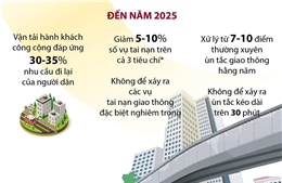 Đến năm 2025, Hà Nội phấn đấu vận tải công cộng đáp ứng 30 - 35% nhu cầu