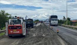 Kịp hoàn thành sửa chữa Quốc lộ 1 qua Phú Yên trước Tết Nguyên đán