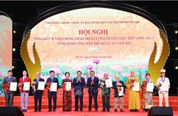 Hà Nội vinh danh 10 Công dân Thủ đô Ưu tú năm 2022