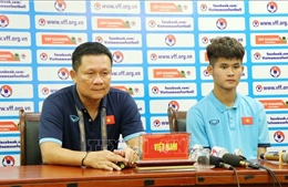 Vòng loại U17 Châu Á 2023: U17 Việt Nam giữ vững ngôi đầu bảng F