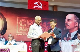 Đoàn đại biểu Đảng Cộng sản Việt Nam dự Đại hội lần thứ 24 Đảng Cộng sản Ấn Độ 