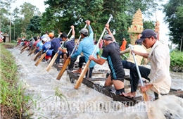 Phum Sóc Khmer háo hức chờ đón Ngày hội lớn