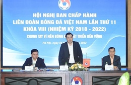 73 đại biểu bỏ phiếu trực tiếp bầu Chủ tịch Liên đoàn Bóng đá Việt Nam khóa IX