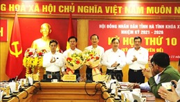 Ông Trần Báu Hà được bầu giữ chức vụ Phó Chủ tịch UBND tỉnh Hà Tĩnh