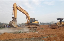 Vĩnh Phúc: Cưỡng chế thu hồi đất tại dự án Công viên vui chơi giải trí TP Vĩnh Yên