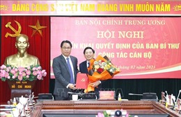 Ông Đặng Văn Dũng giữ chức Phó Trưởng Ban Nội chính Trung ương 