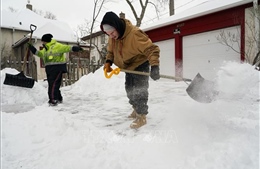Trên 1 triệu người dân Mỹ đối mặt với nguy cơ bão tuyết trong kỳ nghỉ Giáng sinh