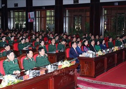 Ban Phụ nữ Quân đội đón nhận Huân chương Bảo vệ Tổ quốc hạng Nhì