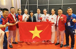 Karate Việt Nam kết thúc SEA Games 32 với 6 HCV, gấp đôi chỉ tiêu đề ra