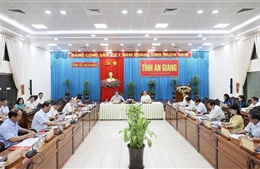 Thủ tướng Phạm Minh Chính làm việc với lãnh đạo chủ chốt tỉnh An Giang 