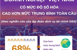 Doanh nghiệp Việt Nam có mức độ số hóa cao hơn trung bình toàn cầu