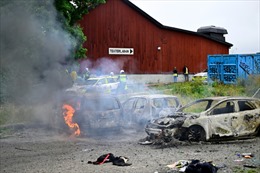 Đụng độ lớn giữa cảnh sát và người biểu tình ở Thụy Điển