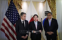 Hội nghị thượng đỉnh Mỹ - Nhật - Hàn đánh dấu &#39;thời đại mới&#39; trong hợp tác ba bên