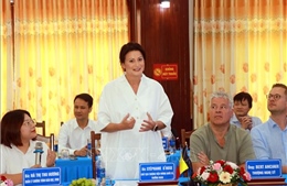 Chủ tịch Thượng viện Vương quốc Bỉ Stephanie D’Hose thăm và làm việc tại Quảng Trị