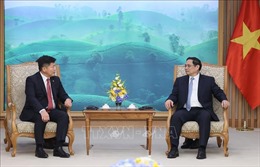 Thủ tướng Phạm Minh Chính tiếp Bộ trưởng Bộ Tư pháp và Nội vụ Mông Cổ
