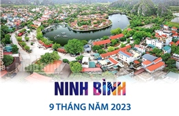 9 tháng năm 2023, GRDP của Ninh Bình tăng 6,84%