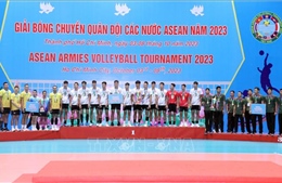 Việt Nam vô địch Giải bóng chuyền nam Quân đội các nước ASEAN năm 2023
