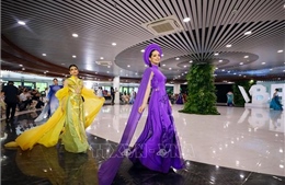 Tôn vinh vẻ đẹp áo dài Việt Nam qua cuộc thi Hoa hậu Hòa bình Quốc tế 2023