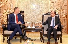 Trưởng ban Đối ngoại Trung ương tiếp Đại sứ Cộng hòa Pháp tại Việt Nam