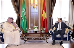 Thủ tướng Phạm Minh Chính tiếp các Bộ trưởng về kinh tế, kế hoạch và nguồn nhân lực của Saudi Arabia