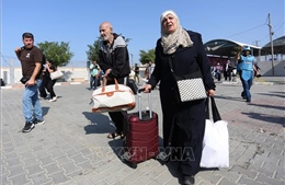 Hoạt động sơ tán qua cửa khẩu Rafah của Ai Cập tiếp tục bị gián đoạn