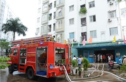 Kịp thời dập tắt vụ cháy tại khu chung cư ở Đà Nẵng