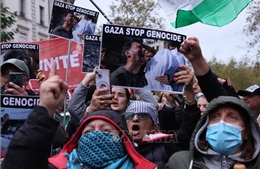 Tuần hành rầm rộ tại nhiều nước châu Âu ủng hộ người dân Palestine